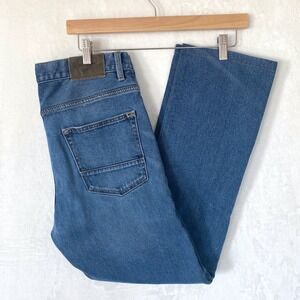 Quiksilver Mens Regular Classic Loose Fit Blue Denim Jeans Size 32‎